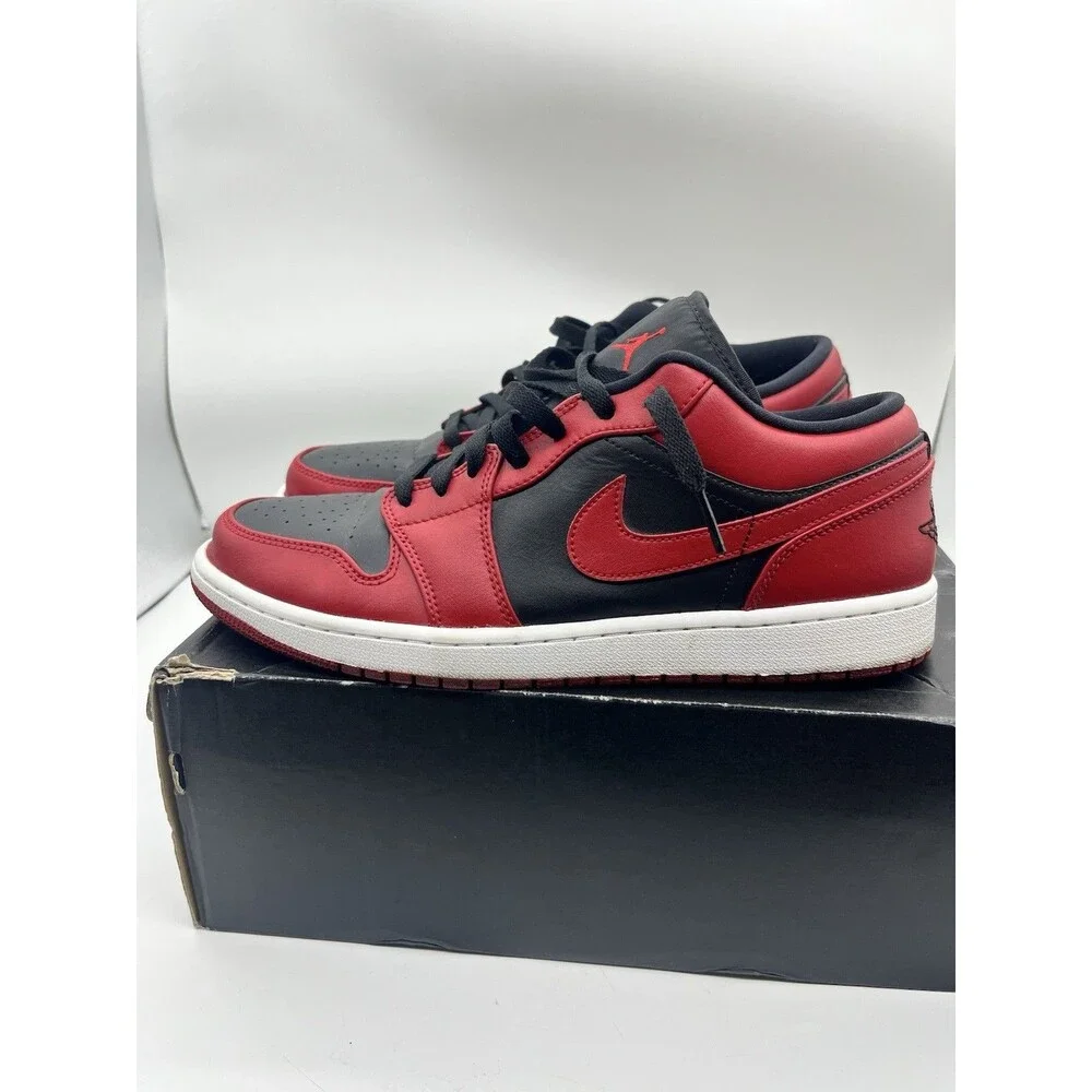 Air Jordan 1 Low Reverse Bred Size 12 With OG Box Authentic